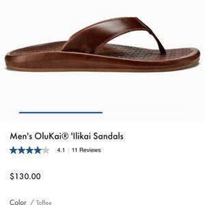 OluKai Men's Toffee 'Ilikai Sandals